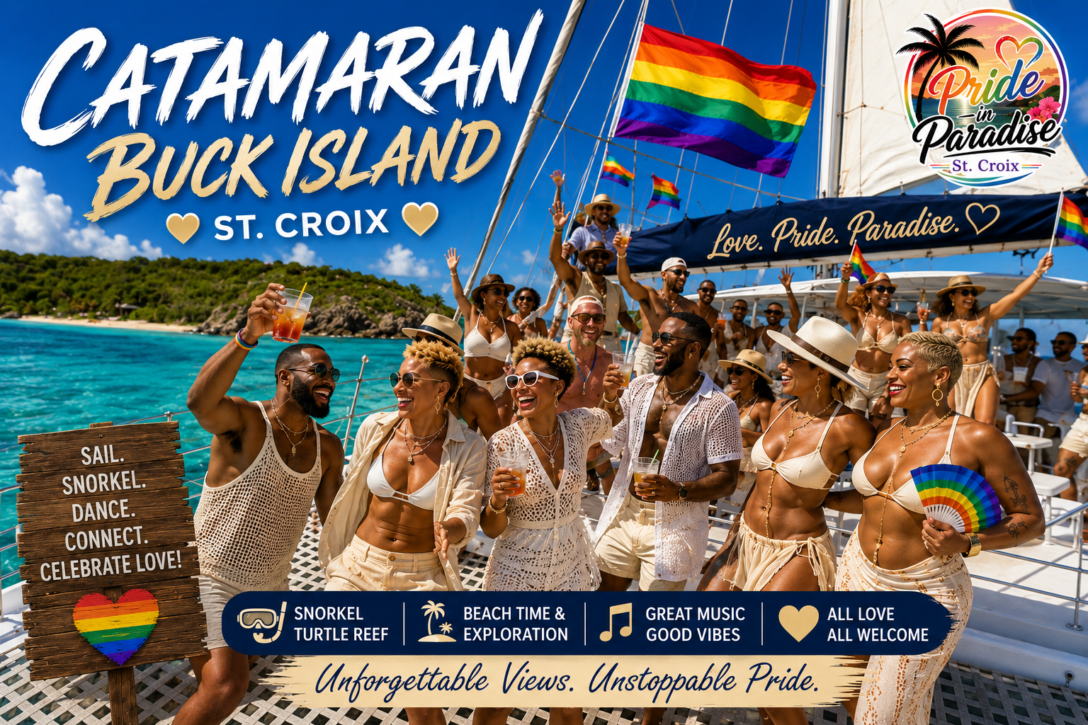 Catamaran Buck Island Excursion